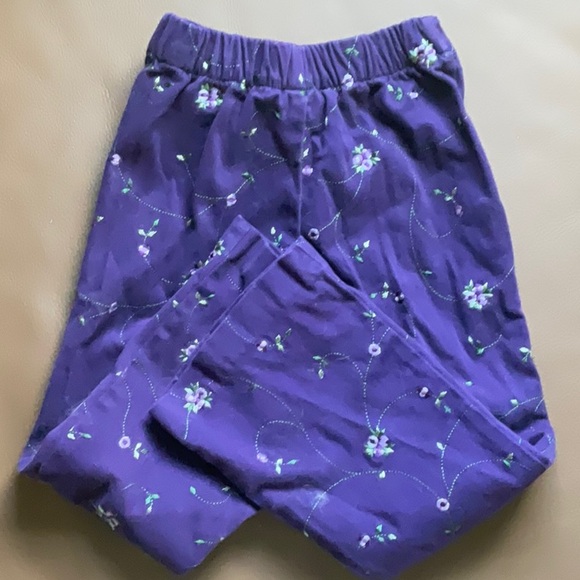 💜 Girl’s Embroidered Velour Pants 💜 - Picture 2 of 6